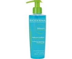 Bioderma Sébium Gel Moussant Veido prausiklis riebiai ir mišriai odai, 200 ml