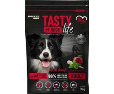 Sausas Šunų Maistas - BIOFEED Tasty Life Jautiena 3kg Vidutinėms ir Didelėms Veislėms
