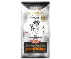 Šunų Maistas - BIOFEED Euphoria Fresh Suaugusiems Vidutinio ir Didelio Dydžio Šunims Su Kiauliena ir Žąsimi 2kg
