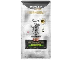 Šunų Maistas - BIOFEED Euphoria Fresh Suaugusiųjų Kalakutiena ir Aviena 12kg 28% Baltymų