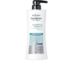 Biopoint BIOPOINT Professional Hair Program Hyalu-3 plaukų šampūnas su hialurono rūgštimi 400 ml