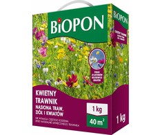 BIOPON Žolė Gėlėta Veja 1kg 40 m2