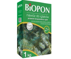 Biopon Granuliuotos trąšos spygliuočiams nuo spyglių rudavimo 1kg (1055)