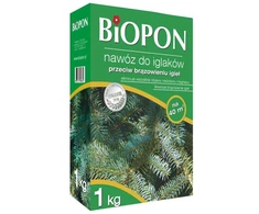 Biopon Granuliuotos trąšos spygliuočiams nuo spyglių rudavimo 3kg (1056)