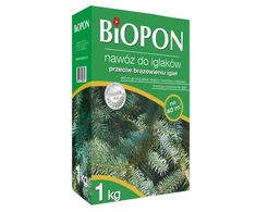 Biopon Granuliuotos trąšos spygliuočiams nuo spyglių rudavimo 5kg (1123)
