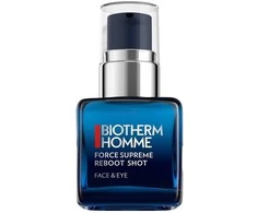 Biotherm Homme Force Supreme Reboot Shot serumas nuo nuovargio veidui ir paakių sričiai, 30 ml