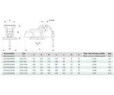 Bison-Bial 1250 tipo spynos skydelis 175mm fiksuotas - 321240180100