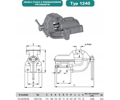 Leifheit „Bison-Bial VICE 1240-175“ ARMUOTAS PLIENAS