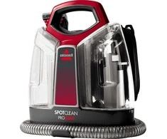 Dulkių siurblys „Bissell“ dėmių valiklis „SpotClean ProHeat“, veikiantis su laidiniu varikliu, rankinis, plovimo funkcija, 330 W, raudonas/titanas, garantija 24 mėn.