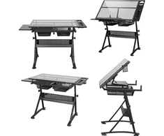 Dna Professional DNA PRO DESK 1 stalas, piešimo stalas su stalčiais