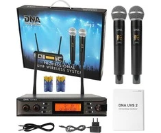 Dna Professional DNA UVS 2 belaidis mikrofonas 2x rankinis siųstuvas