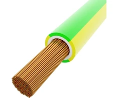 BITNER Laidas 4mm2 geltonai žalias H07V-K 100m Valdymo linija BiTOne 450/750V 5548