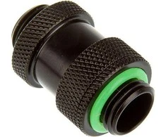Bitspower Aqua-Pipe II (22-31mm) for reservoirs – G1/4 inch, matt juodas