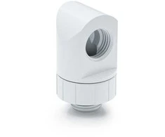 Bitspower Artemis 90 Degree Fitting – rotatable, arctic baltas