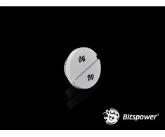 Bitspower sandarinimo kamštis G1/4 colio AG – plokščias, baltas