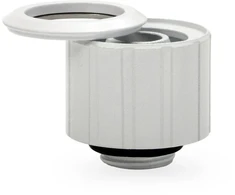 „Bitspower Artemis“ jungtis tiesi G1/4 spalvos AG į 16/10 mm „Arctic Baltas“