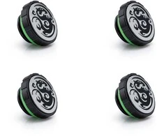 Bitspower Artemis Stop Fitting G1/4 Inch, 4-Pack – Matte Juodas