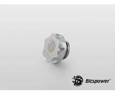 Bitspower Premium G1/4 Inch Stop Plug – shiny sidabrinis