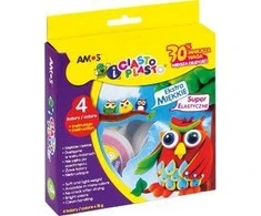 Biurfol Amos plastiko masė 4 spalvų 18g