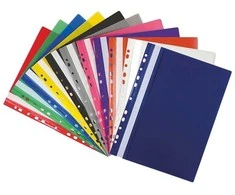 Biurfol Plastikowy su perforacją A4, violetinė, 10 vnt (SPP-01-11)