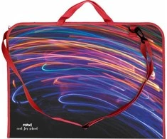 Biurfol Piešimo aplankas A3 su dirželio rankena plastikinis PP Lights