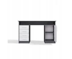 Antracitinio spalvos rašomasis stalas 125 cm x 55 cm