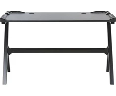 Beliani Biurko žaidimams DANVERS Juodas 120 cm 60 cm RGB LED