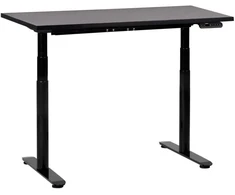 Beliani Elektriškai reguliuojamas stalas DESTINAS, juodas, 120 cm x 72 cm
