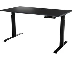 Cama Meble Reguliuojamo Aukščio Stalas - MOON LONG 150x80 Juodas/Antracitas