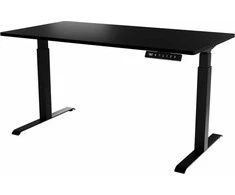 Cama Meble Rašomasis Stalas - Moon Long 150x80x72-120 Juodas