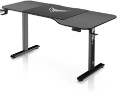 Diablo Chairs Diablo X-Tension 1600 Juodas elektra reguliuojamas Žaidimų Stalas | 1600 x 600 x 1170 mm