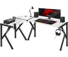 Kampinis žaidimų stalas Huzaro Hero 6.3, Baltos spalvos
