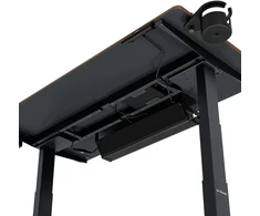 Stalinių Jan Nowak Elektrinis reguliuojamo aukščio ergonominis antracito/riešutmedžio, 1200x600 mm: ARIA (5907367517538)