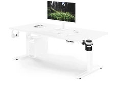 Stalviršio Jan Nowak Elektrinis reguliuojamo aukščio ergonomiškas baltas, 1600x800 mm: ARIA (5907367517347)