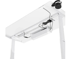 Stalviršio Jan Nowak Elektrinis reguliuojamo aukščio ergonomiškas baltas, 1600x800 mm: ARIA (5907367517347)