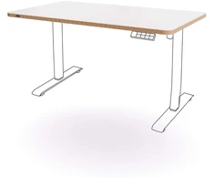 Biurko Leitz Blat do biurka siedząco-stojącego 140x80cm Ergo balta (67740001)