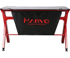 Žaidimų stalas Marvo DE-03 Gaming Desk, su RGB pašvietimu