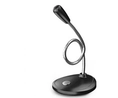 Platinet mikrofonas PMOD1, juodas (45574)