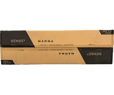 Biurko SENSE7 Blat MDF MANMA Jasnobrązowe 160 cm x 80 cm