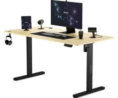 Biurko SENSE7 Nojo Sosna 140 cmx70 cm Juodas Pine