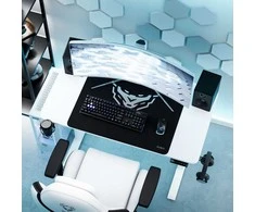 Diablo Chairs Diablo X-Tension 1100 Baltas elektra reguliuojamas Žaidimų Stalas | 1100 x 600 x 1170 mm