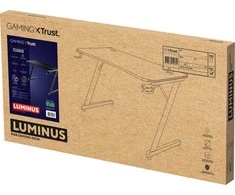 TRUST GXT709 LUMINUS RGB stalas (Juodas)