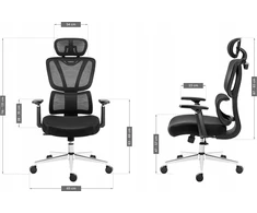 Biuro kėdė Mark Adler Expert 4.6 Juoda