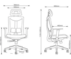 MOZOS ERGO-F FOTEL ERGONOMICZNY BIUROWY SUKAMASIS