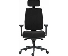 Powerton Biuro kėdė Jana ergonomiška biuro kėdė, juoda
