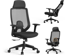 Biuro kėdė SENSE7 Nakai Juoda