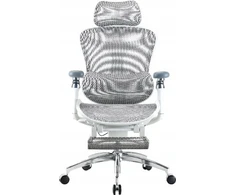 Biuro kėdė Sihoo Biuro kėdė su podnóżkiem Sihoo DORO C300 Pro Mesh Baltas with footrest