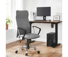 SONGMICS ergonominė biuro kėdė, reguliuojamo aukščio, iki 120 kg, OBN034G01