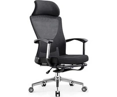 „Spacetronik“ ergonominė biuro kėdė su kojų atrama ALVA SPC-A