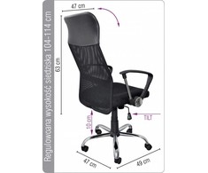 Citizen Biuro pirmininkė Office Products Korfu Juodas